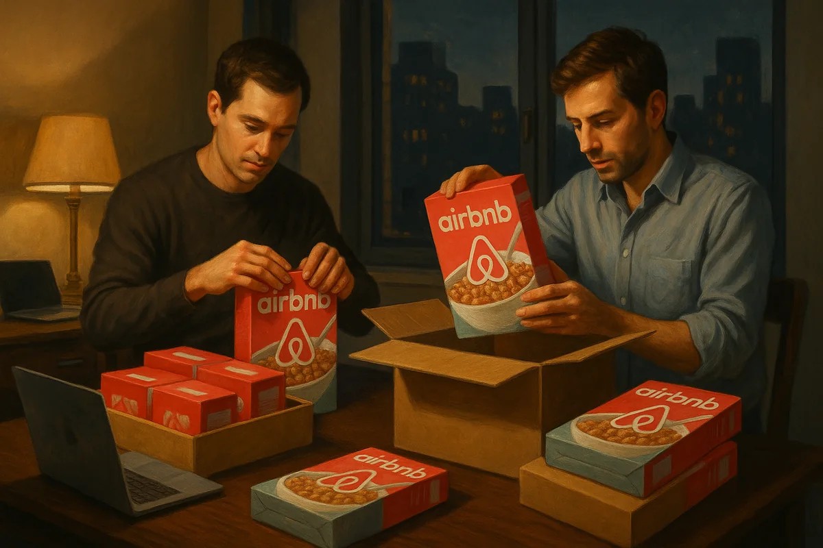 How Airbnb's Founders Sold Cereal Boxes to Stay Afloat